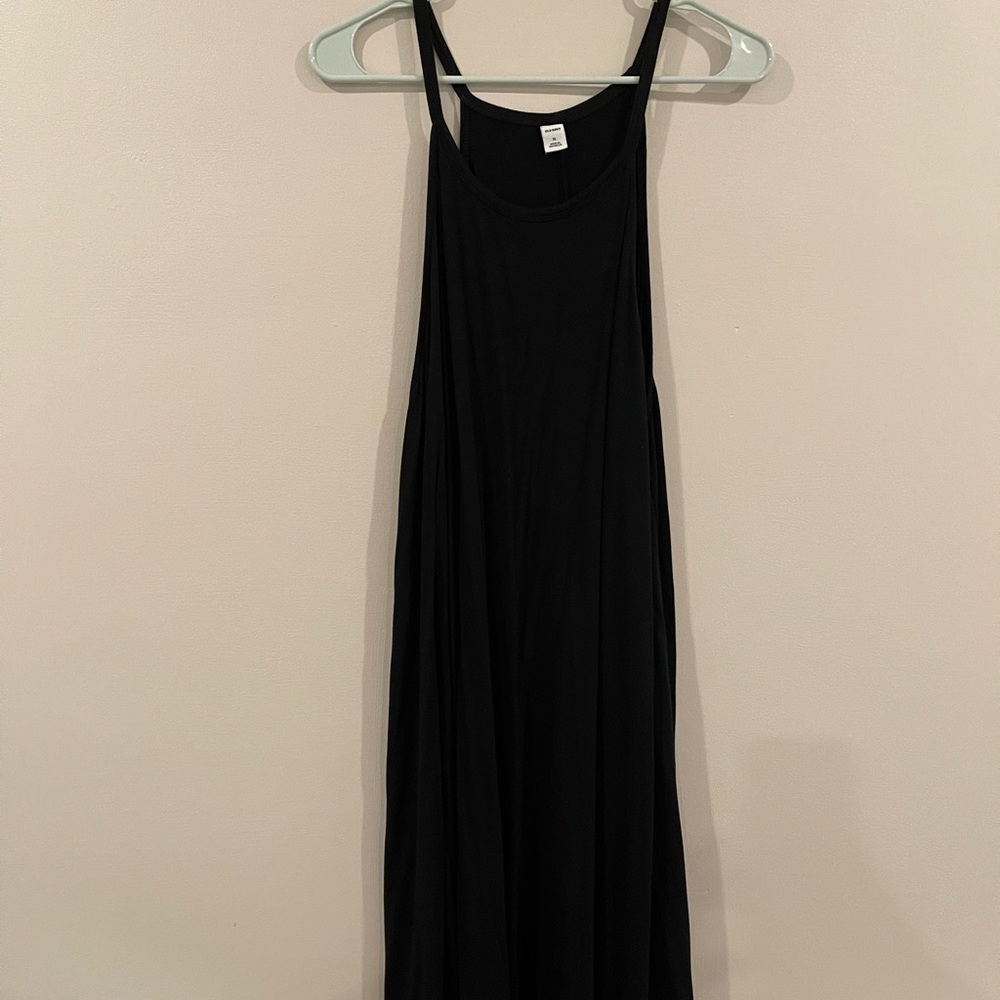 Old Navy stretch black T-shirt dress